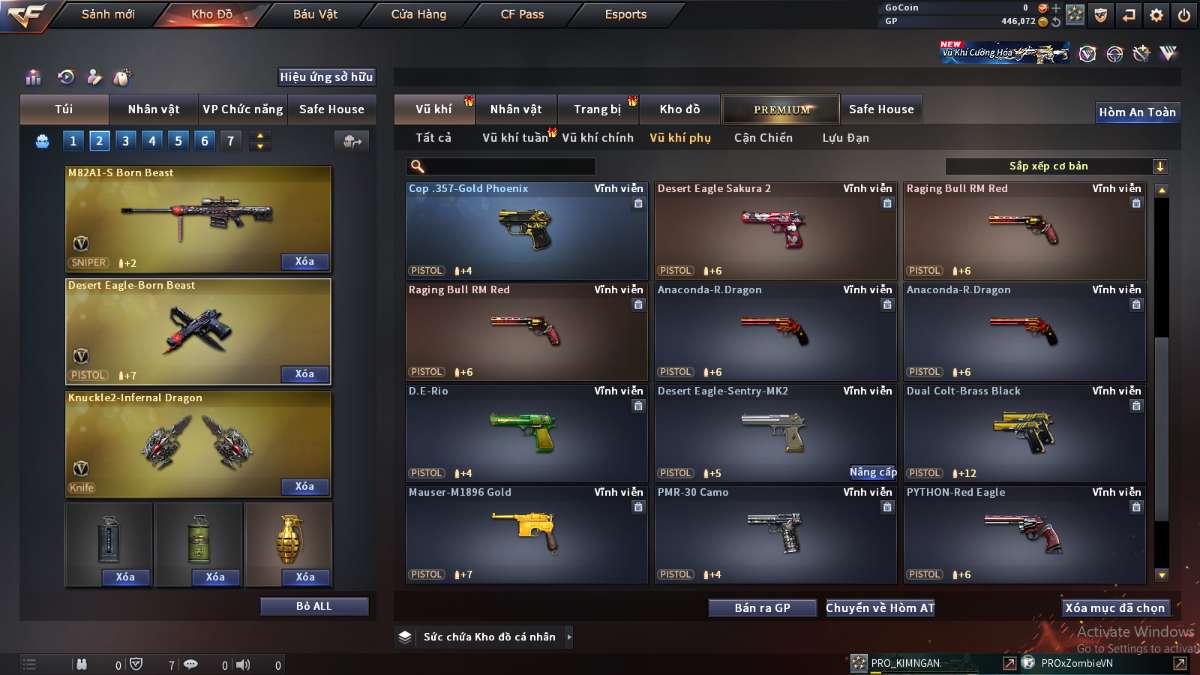 shop acc cf uy tin gia re